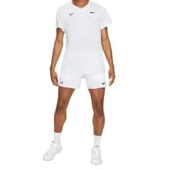 Nike Rafa Challenger Top (Men's) - White/Black -Nike Store rafa challenger short sleeve tennis top qS5pXx 1 236dd89b b9de 4d49 b2f4 483a4f4a3fb7