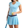 Nordicdots Tennis Tee (Women's) - Sky Blue -Nike Store tennis tee sky blue womens nordicdots W TT SB 1
